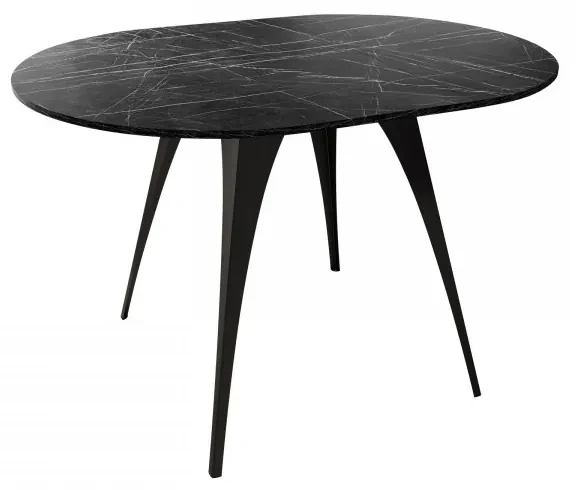 Rozkladací jedálenský stôl Izzurto 100, Farba: čierna/dub craft zlatý