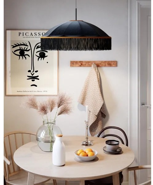 ByRydens 4202330-4000 - Závesné svietidlo na lanku FRANCIS 1xE27/5W/230V čierna