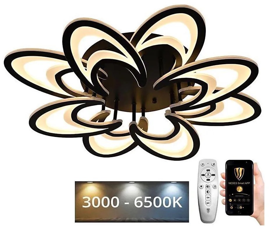 Brilagi - LED Stmievateľný prisadený luster TWIST LED/125W/230V 3000-6500K + DO