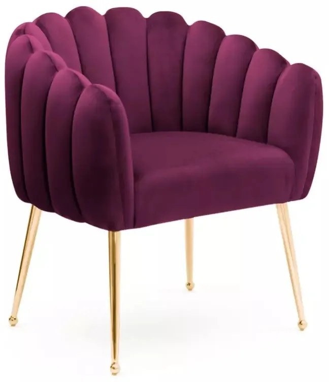 EXKLUZÍVNA STOLIČKA ELISA ZLATÉ NOHY