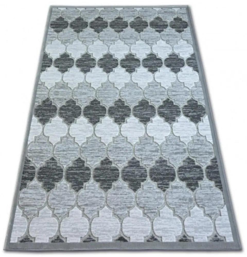 Luxusný kusový koberec Ronald šedý 133x190cm
