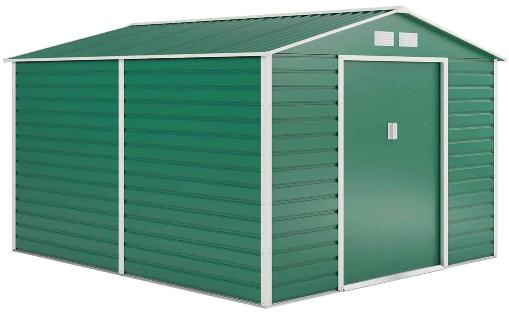 Záhradný domček G21 GAH 884 - 277 x 319 cm, zelený
