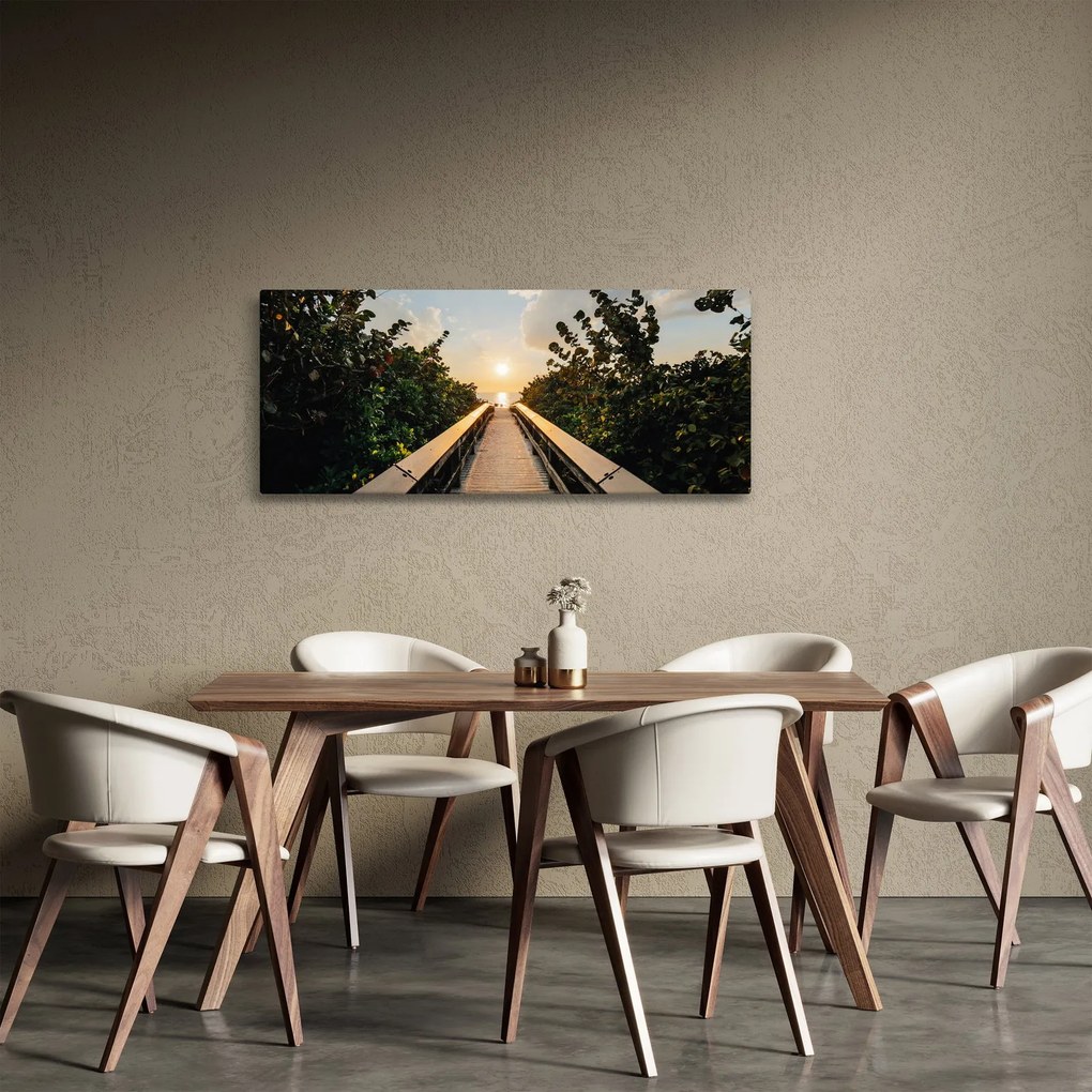Obraz - cesta k slnku (120x50 cm)