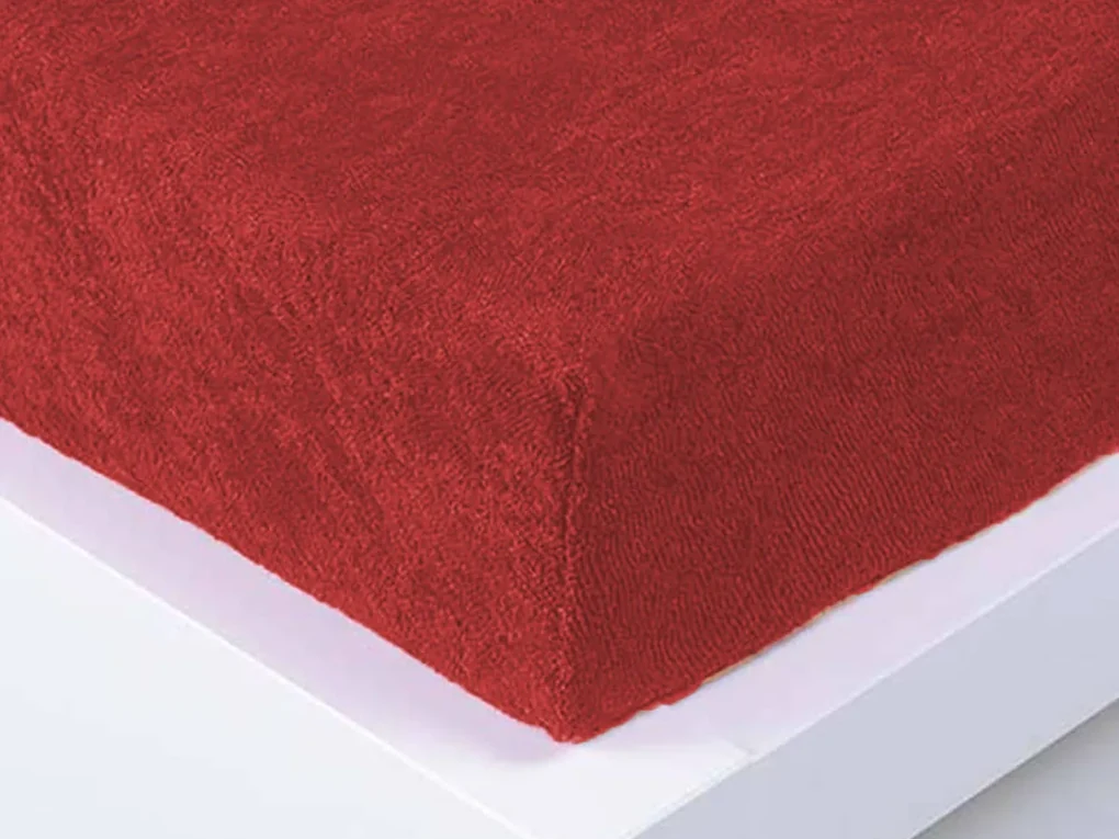 XPOSE® Froté plachta Exclusive - červená 200x200 cm