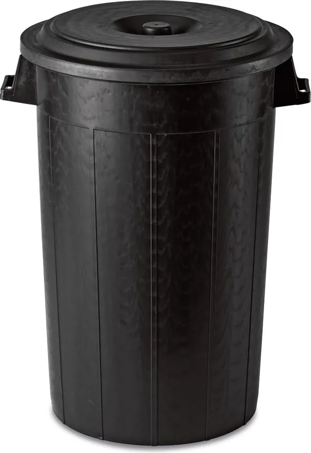 STEFANPLAST Odpadkový kôš Drum 100 l, čierny - bez veka