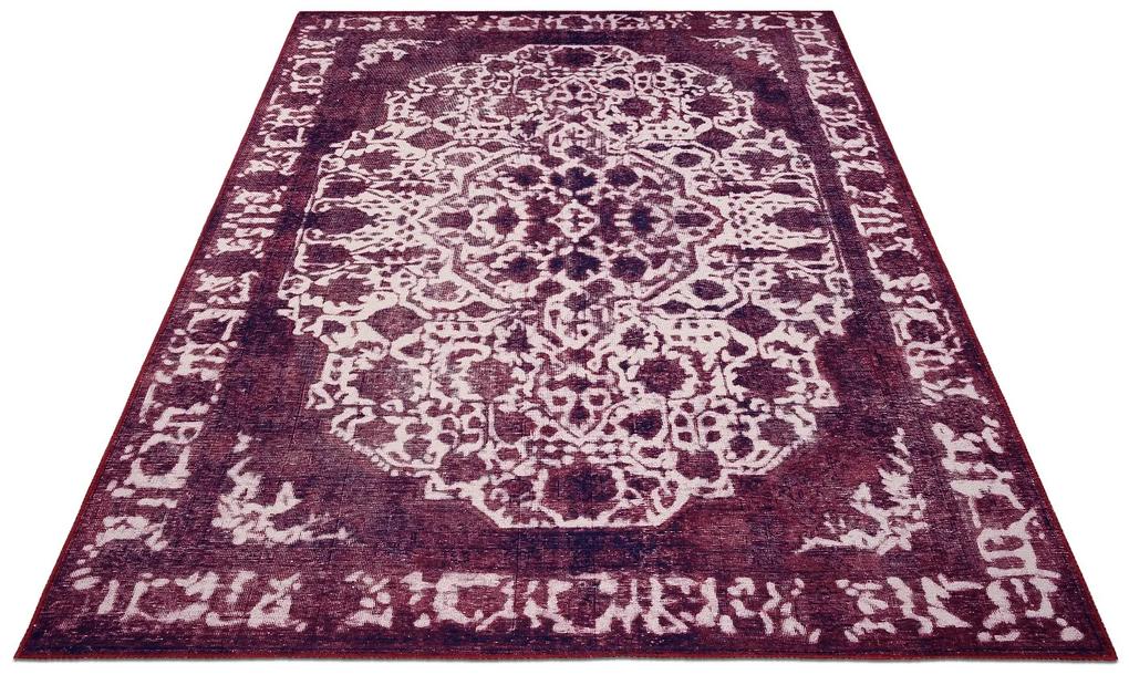 Hanse Home Collection koberce AKCIA: 80x150 cm Kusový orientálny koberec Chenile rugs Q3 104748 Berry - 80x150 cm