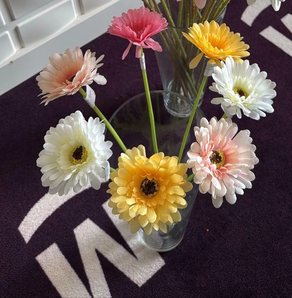 Umelá kvetina GERBERA 47 cm - viac farieb
