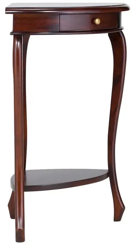 furniture-nabytek.cz - Masívny rohový toaletný stolík Cambridge z mahagónu, lakovaný, hnedý