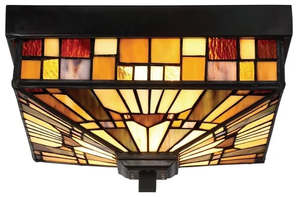 Elstead QZ-INGLENOOK-F - Vonkajšie stropné svietidlo INGLENOOK 2xE27/60W/230V IP44