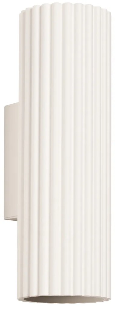 Nástenné svietidlo Karbon, 1x béžové kovové tienidlo, (20 cm)