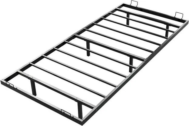 Dizajnová posteľ 90x200 čierna s LED podsvietením