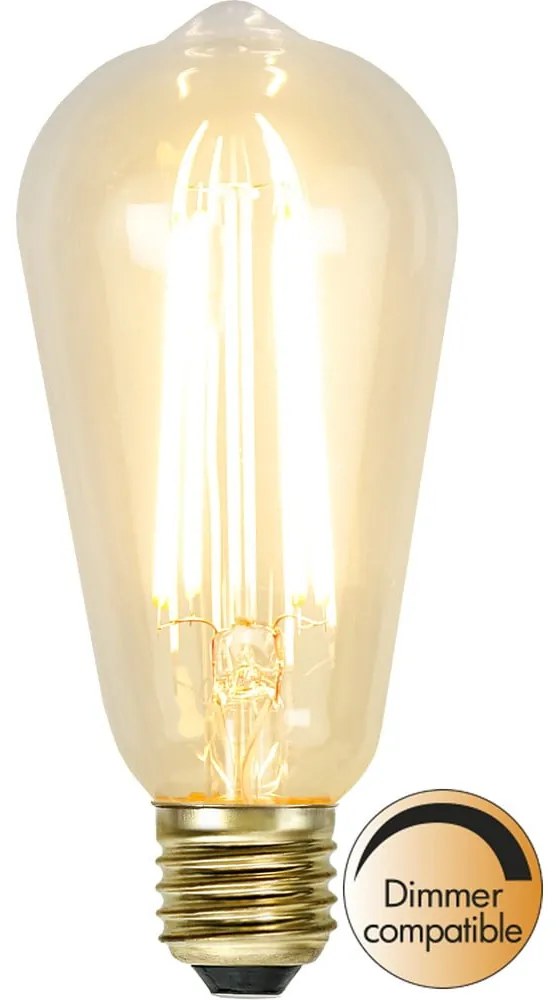 Teplá LED/filamentová žiarovka so stmievačom E27, 4 W Soft Glow – Star Trading