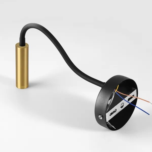 Brilagi -LED Stmievateľná flexibilná nástenná lampa MAYA 1xG9/4W/230V čierna/zlatá