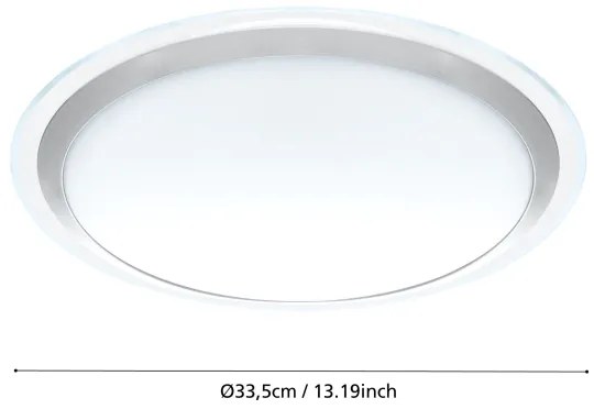 Eglo 95677 - LED Stropné svietidlo COMPETA 1 LED/22W/230V