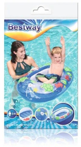 Nafukovací čln Bestway 34037 modrý 102x69 cm