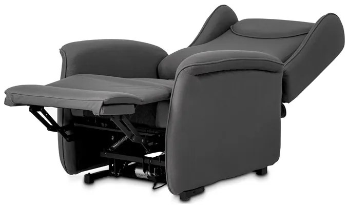 BONTEC Polohovacie kreslo, elektrické káblové ovládanie, šedá, látka, TV-1192 GREY2 Farba: Šedá
