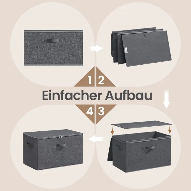 Sada šiestich úložných boxov RZBB35050GN03 (6 ks)