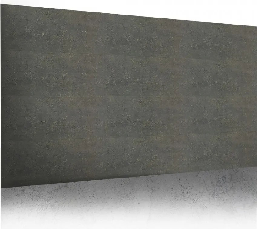 Stropné panely 3D XPS 4414, cena za kus, rozmer 100 cm x 50 cm, BETÓN čierno-zlatý, IMPOL TRADE