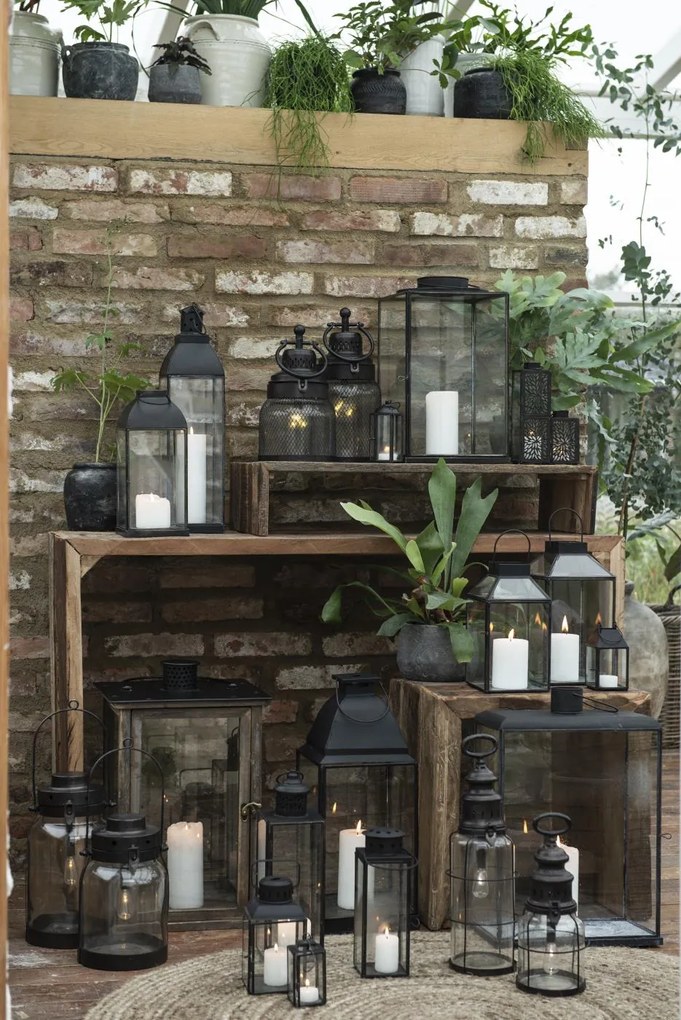 AKCIA Sklenená vonkajšia lucerna NORR II. akosť