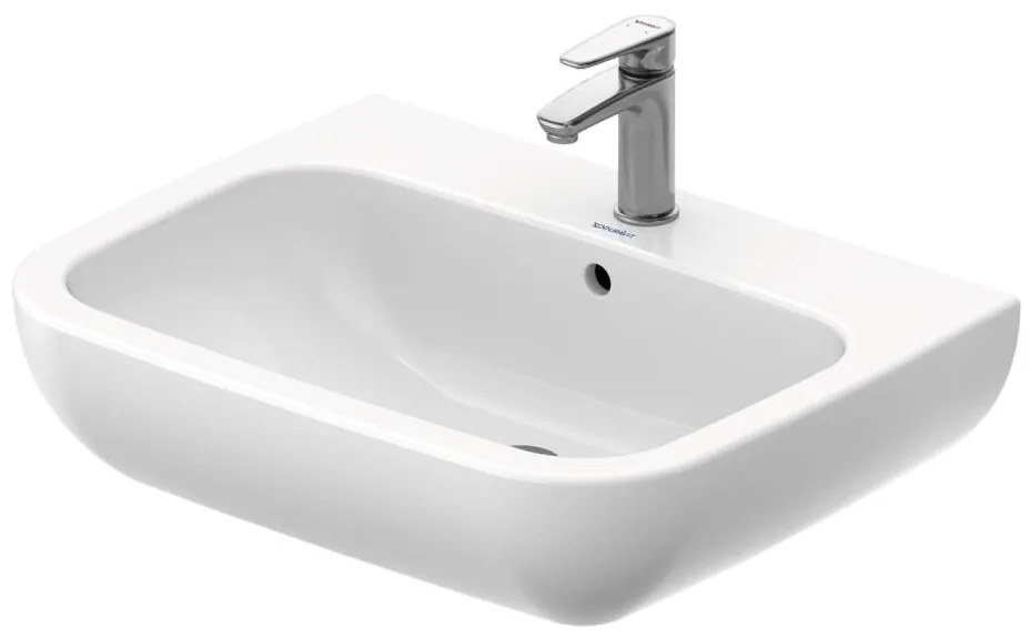 Duravit 23106500002 - Závesné umývadlo D-CODE 65x50 cm keramika/lesklá biela