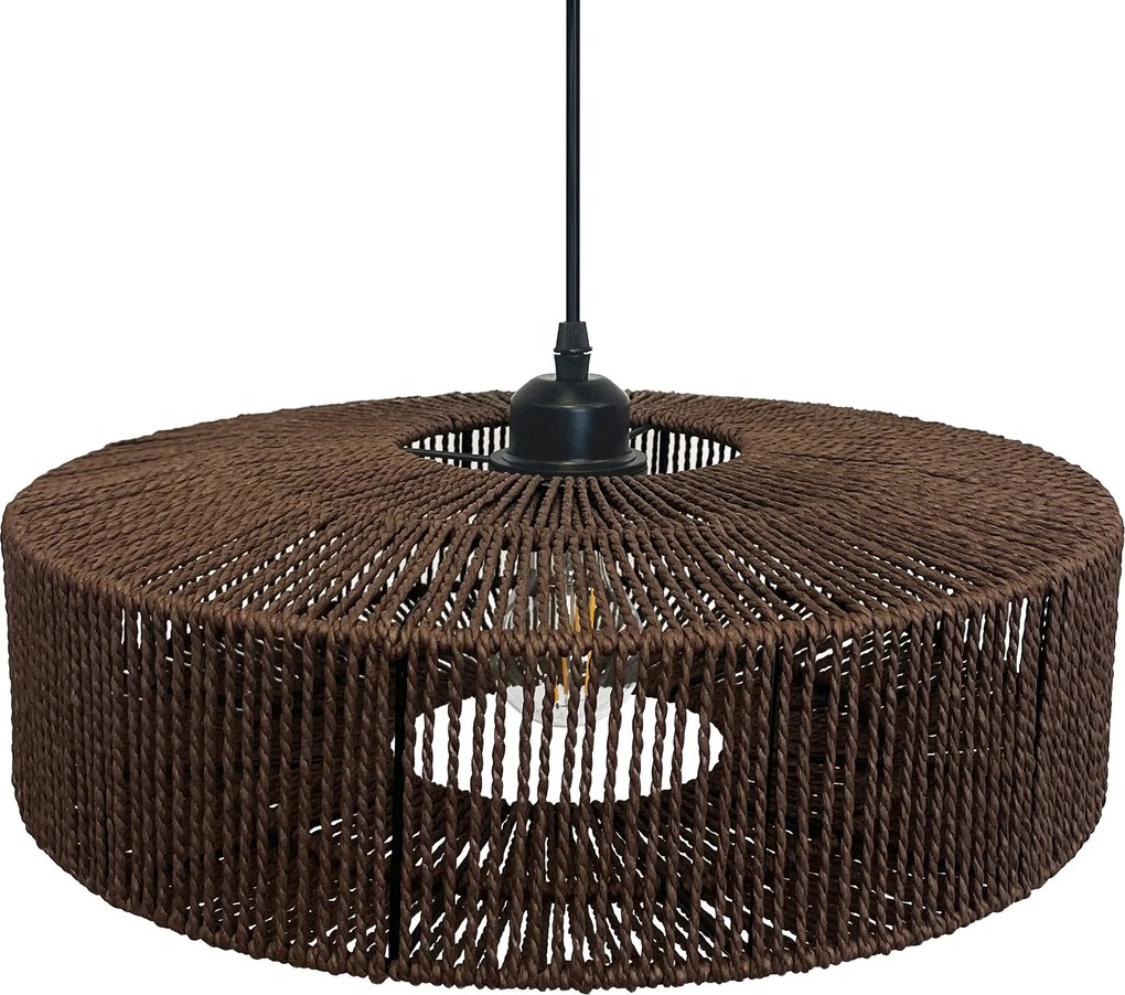 Toolight Toolight, stropné svietidlo 1xE27 APP1295-1CP, hnedá, OSW-02425