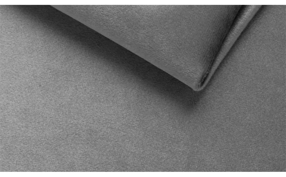 Svetlosivá zamatová pohovka 185 cm Chelsea – Ropez