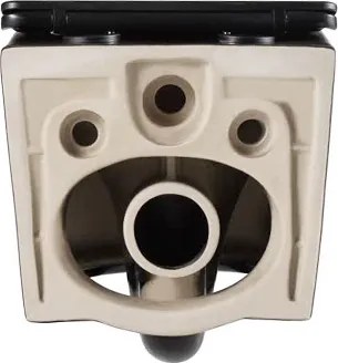 BPS-koupelny Podomietkový modul Geberit DuoFix s WC misou NERO-MTB-03 + ovládacie tlačidlo Delta 50 čierna mat