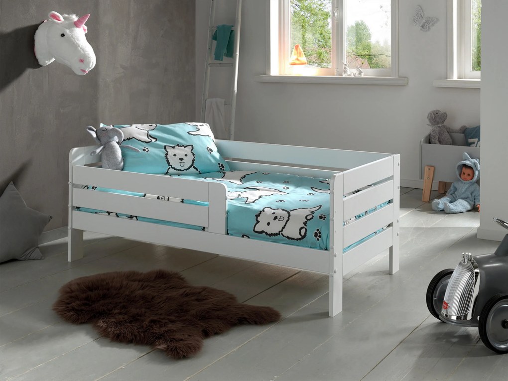 XXXLutz POSTEĽ PRE DETI A MLÁDEŽ, 70/140 cm biela MID.YOU - Detské izby - 001315004401