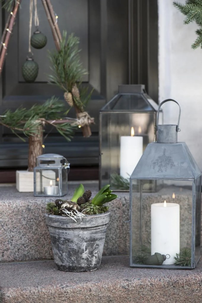 AKCIA Sklenená vonkajšia lucerna NORR II. akosť