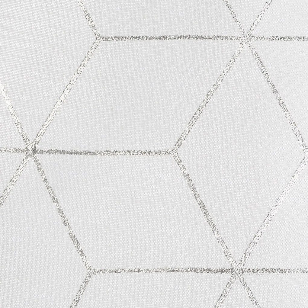 ZÁCLONA NA KRÚŽKOCH SEYLAN 140X250 CM BIELA