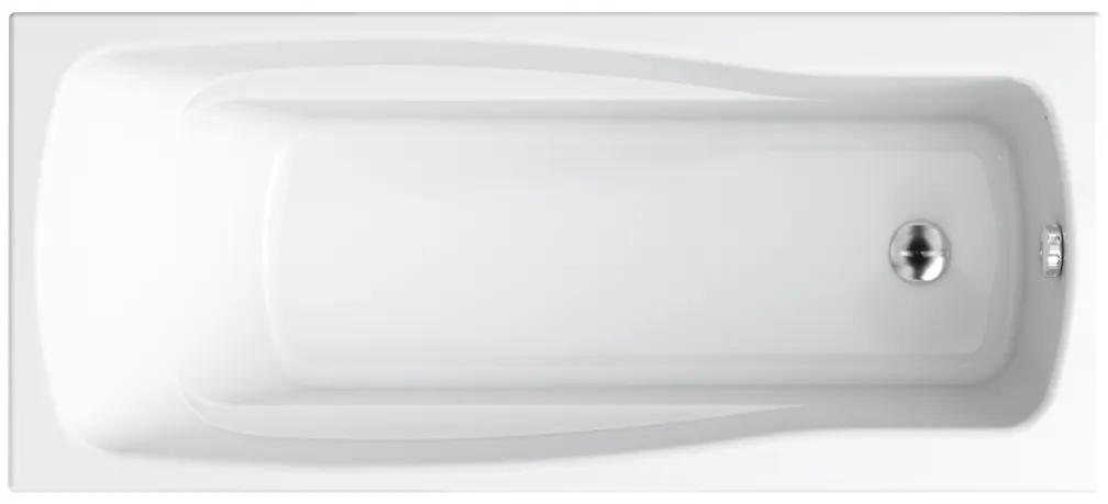 Cersanit Lana obdĺžniková vaňa 160x70 cm biela S301-162