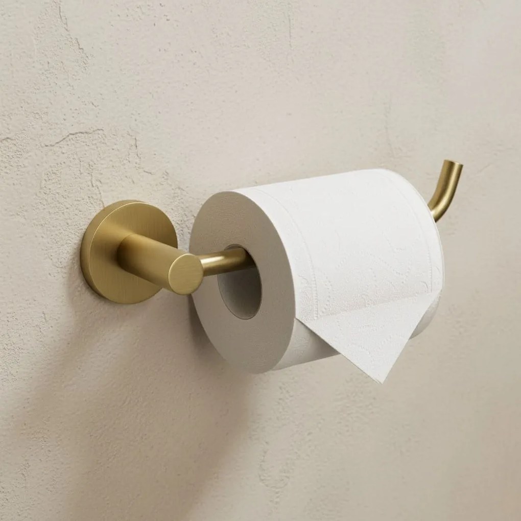 Rea Leo, držiak na toaletný papier, zlatá matná, REA-88065
