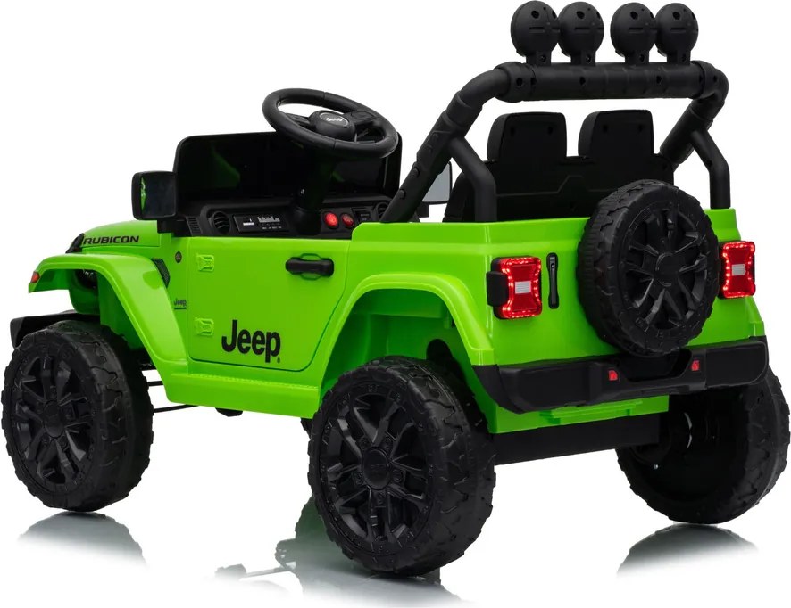 LEAN CARS Akumulátorové vozidlo Jeep Rubicon DK-JWR558 24 V, zelené