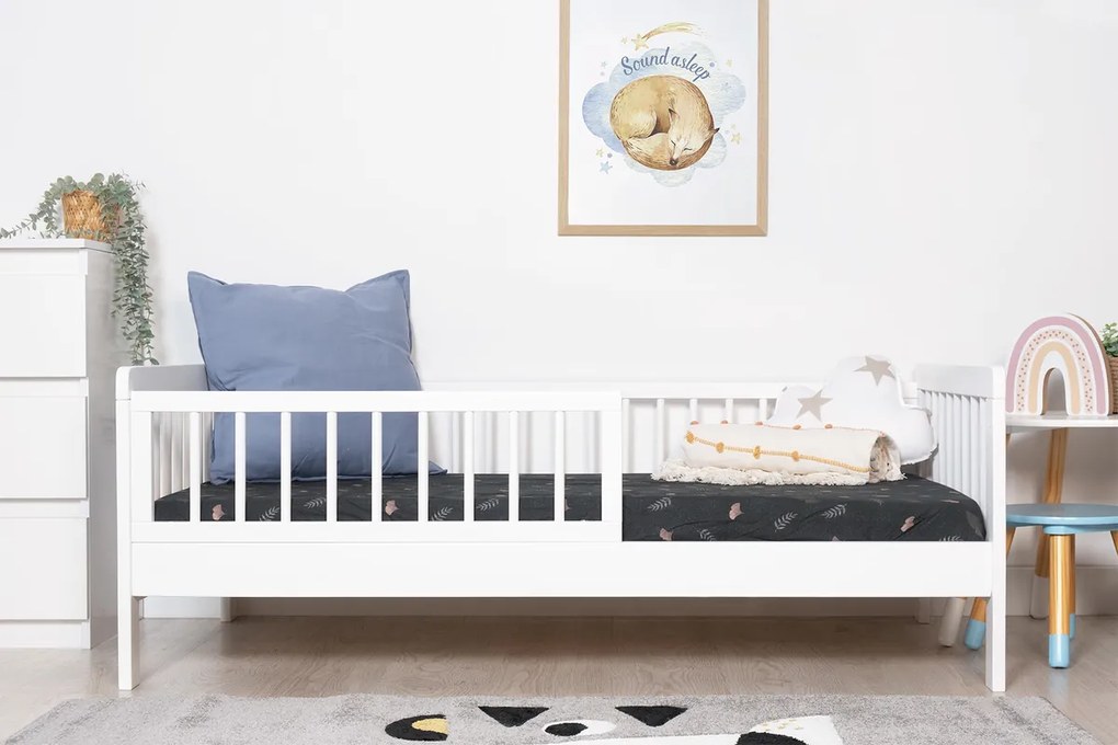 Ourbaby® 34117-0 Teddy white posteľ bez úložného priestoru 160x70 cm biela