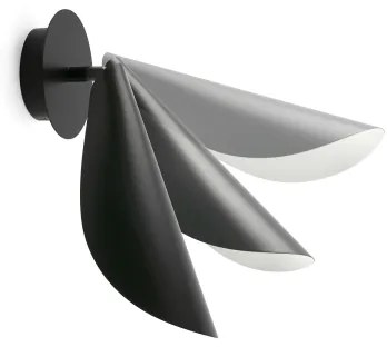 FARO 20077 - Nástenná lampa LIGERA 1xG9/6W/230V čierna