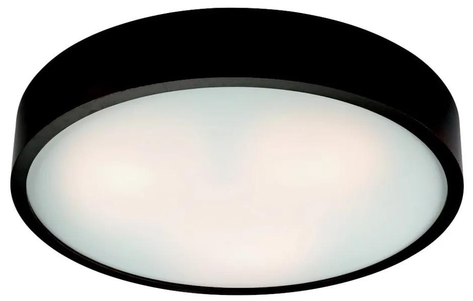 Čierne kruhové stropné svietidlo Lamkur Plafond, ø 47 cm