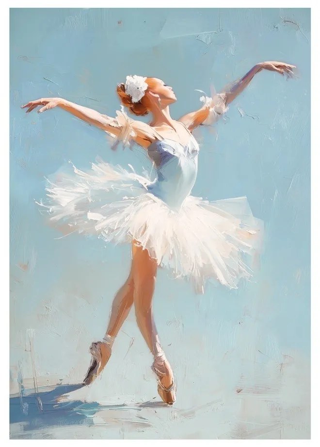 Obraz s ručne maľovanými prvkami 70x100 cm Grace – Styler