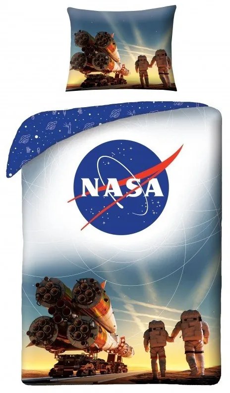 Obliečky NASA 140x200 + 70x90 cm