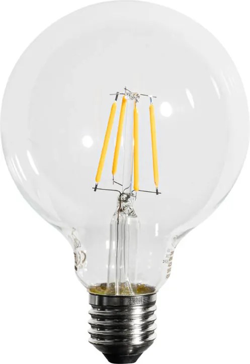 Sada 5 E27 3-stupňových stmievateľných LED žiaroviek G95 4W 450 lm 2700K