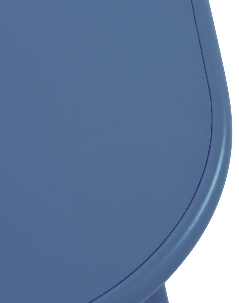 Konferenčný stolík Velva - v45 x 80 x 45 cm - Modrá