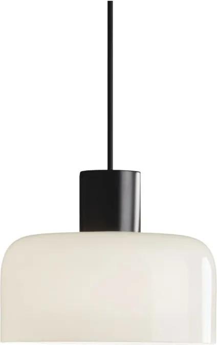 Čierno-biele závesné svietidlo Markslöjd Korona, ⌀ 30 cm