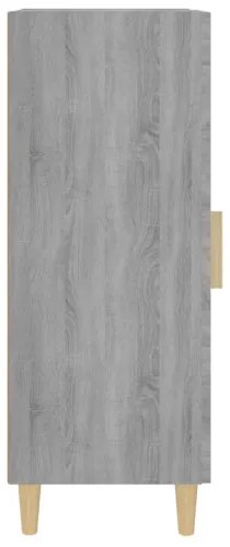 vidaXL Komoda sivý dub sonoma 34,5x34x90 cm spracované drevo-