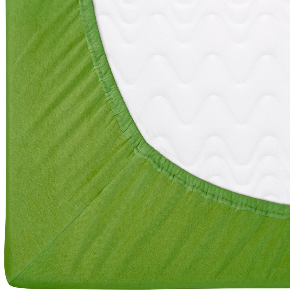 JERSEY PRESTIERADLO 033/150 160X200 CM ZELENÉ