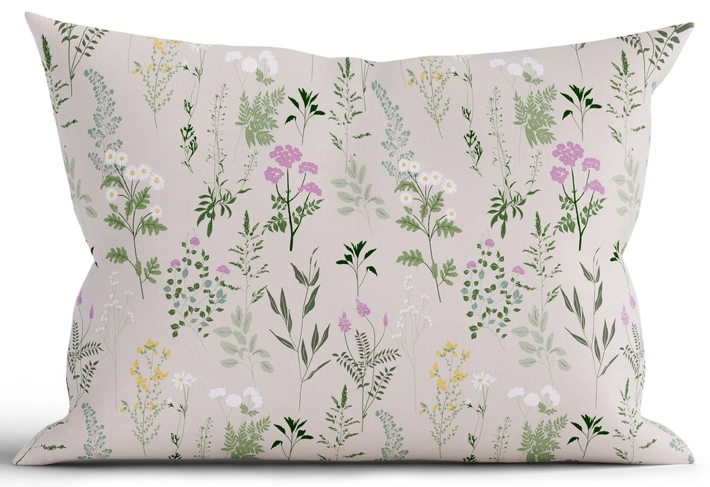 Bavlnená obliečka na vankúš Renforcé 40 × 60 cm - Bianca béžová