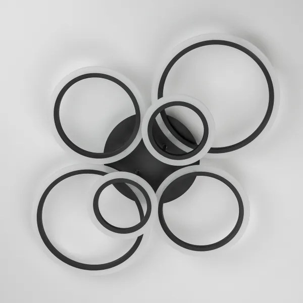 Brilagi - LED Stmievateľný prisadený luster ORBITS LED/85W/230V 3000-6500K čierna + DO