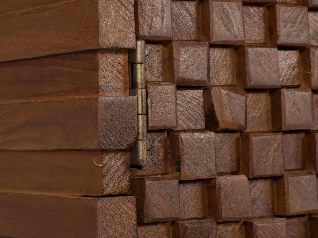 furniture-nabytek.cz - Masívna šatní skriňa Abadi z akáciového a mangového dreva, lakovaná, hnedá – 75×44×190 cm
