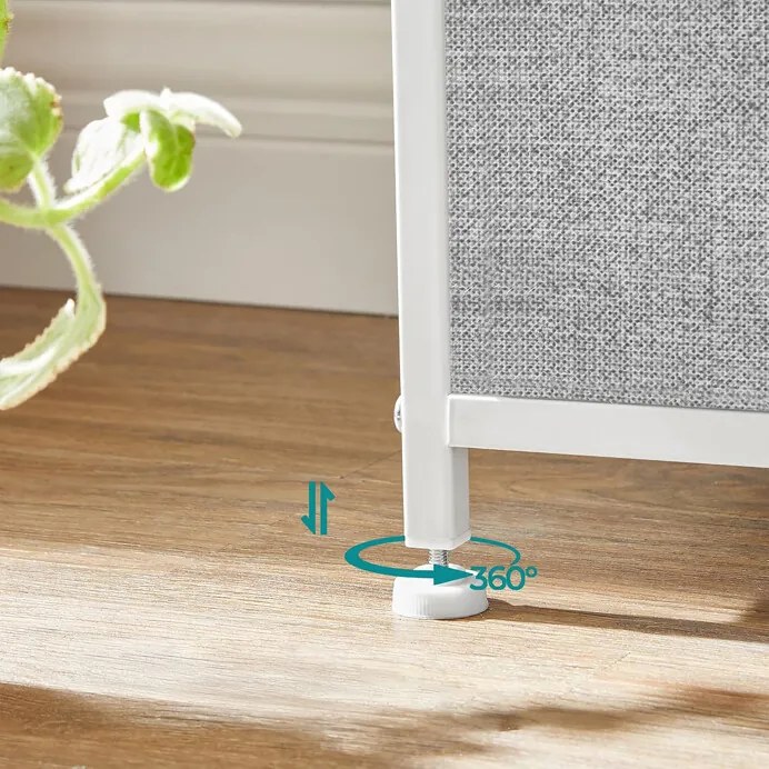 Autronic BONTEC Komoda 80x30x82cm, kov, šedá, AUK-E1024 GREY Farba: Biela