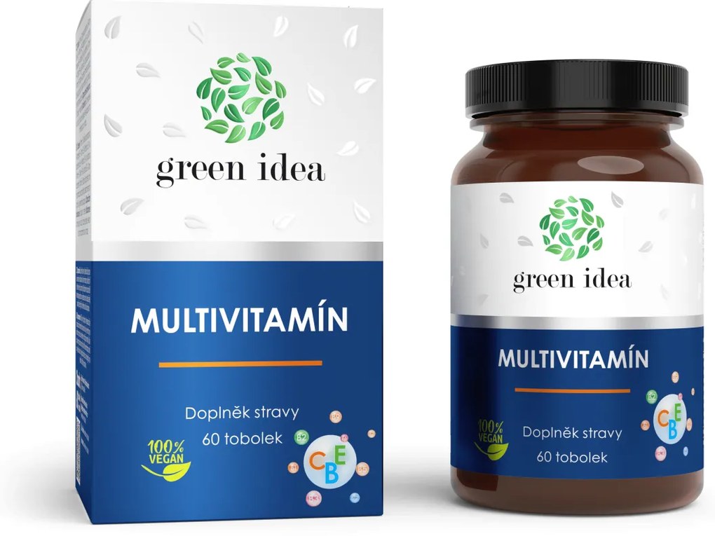 Green idea Multivitamín - kapsuly 60 ks