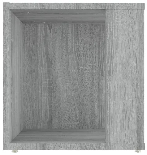 vidaXL Príručný stolík sivý dub sonoma 33x33x34,5 cm spracované drevo-