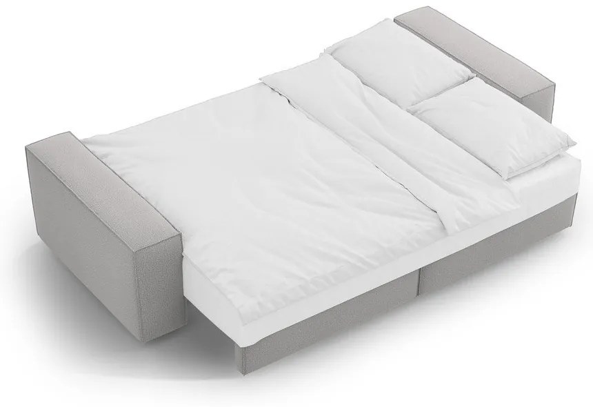 Svetlosivá rozkladacia pohovka 247 cm Jodie – Micadoni Home